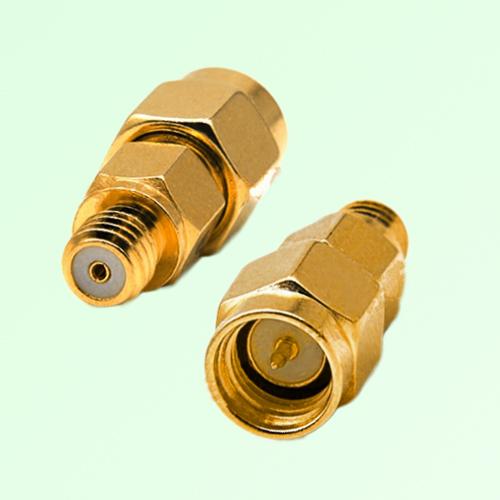 RF Adapter 10-32 M5 Female Jack to SMA Male Plug RF Adapter 10-32 M5 Female Jack to SMA Male Plug