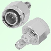 2.2/5 DIN Male to SMA Female RF Adapter