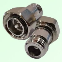 RF Adapter 4.3/10 DIN Male to N Female RF Adapter 4.3/10 DIN Male to N Female