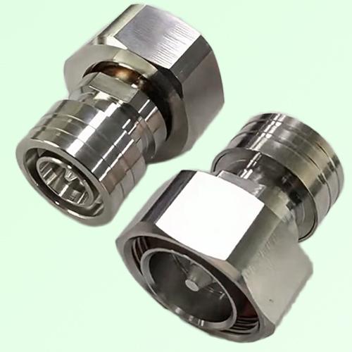 RF Adapter 4.3/10 DIN Male Quick Push-on to 7/16 DIN Male RF Adapter 4.3/10 DIN Male Quick Push-on to 7/16 DIN Male