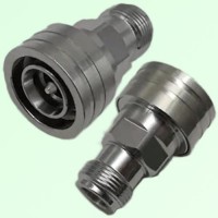 RF Adapter 4.3/10 DIN Male Quick Push-on to N Female RF Adapter 4.3/10 DIN Male Quick Push-on to N Female