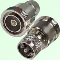 7/16 DIN Female to UHF PL259 Male Plug RF Adapter
