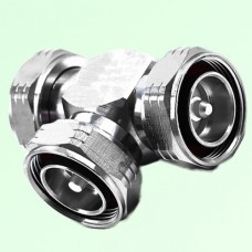 T Type Three 7/16 DIN Male Adapter 7/16 DIN to 7/16 DIN to 7/16 DIN