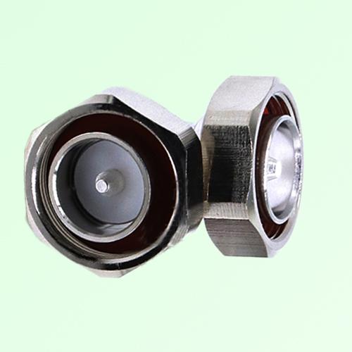 Right Angle 7/16 DIN Male Plug to 7/16 DIN Male Plug Adapter