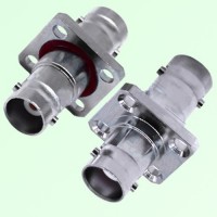 4 Hole Panel Mount With O-ring BNC Female to BNC Female Adapter