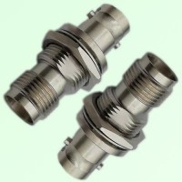 BNC Female to TNC Bulkhead Female RF Adapter