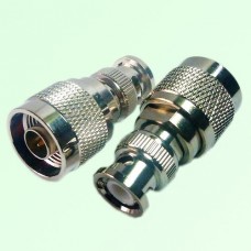 RF Adapter BNC Male Plug to N Male Plug