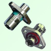 2 Hole Flange Mount With O-ring FAKRA A Male to SMB Female Adapter