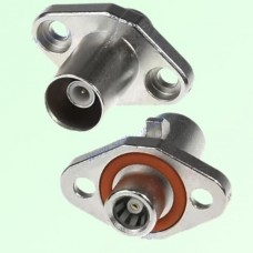 2 Hole Flange Mount With O-ring FAKRA Z Male to SMB Female Adapter