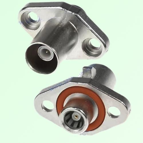 2 Hole Flange Mount With O-ring FAKRA Z Male to SMB Female Adapter 2 Hole Flange Mount With O-ring FAKRA Z Male to SMB Female Adapter