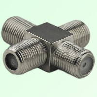 4 Way F Female Jack Adapter F 4 Way