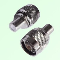RF Adapter F Female Jack to N Male Plug