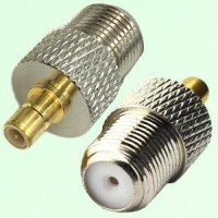 RF Adapter F Female Jack to SMB Male Plug
