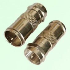RF Adapter F Male Plug to F Male Quick Push-on