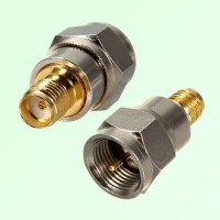 RF Adapter F Male Plug to SMA Female Jack