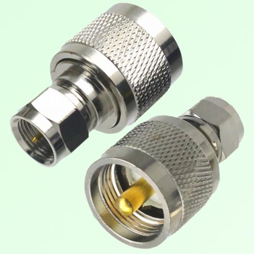 RF Adapter F Male Plug to UHF PL259 Male Plug RF Adapter F Male Plug to UHF PL259 Male Plug