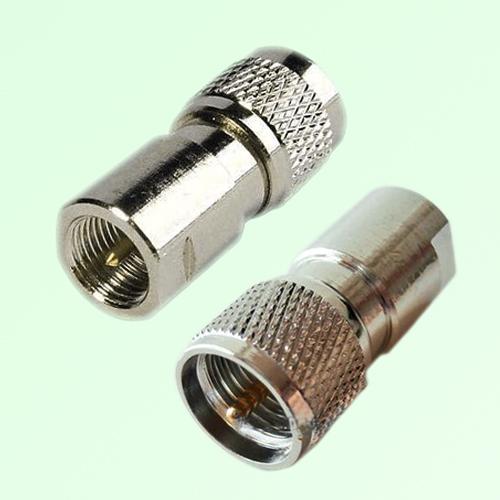 RF Adapter FME Male Plug to Mini UHF Male Plug RF Adapter FME Male Plug to Mini UHF Male Plug