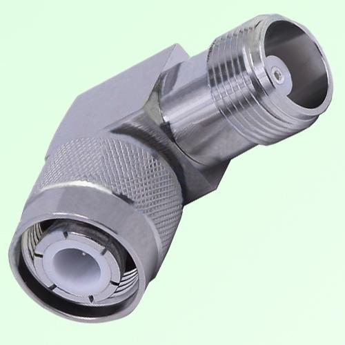 Right Angle HN Female to HN Male RF Adapter