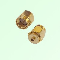 IPEX-1 Male to SMA Male RF Adapter