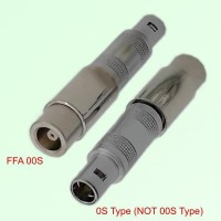 LEMO FFA 00S Female to LEMO FFA 0S Male RF Adapter
