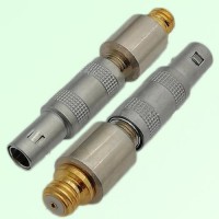 RF Adapter LEMO FFA 00S Male to 10-32 M5 Female RF Adapter LEMO FFA 00S Male to 10-32 M5 Female
