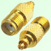 RF Adapter MC-Card Male Plug to SMA Female Jack