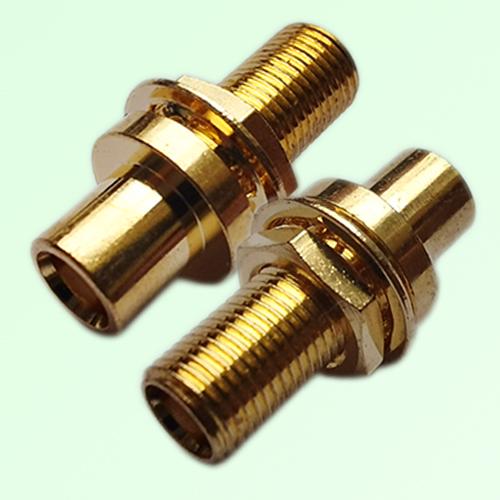 RF Adapter MCX Bulkhead Female to MCX Female RF Adapter MCX Bulkhead Female to MCX Female
