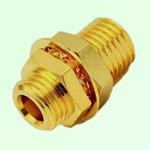 Bulkhead MCX Female Jack to MCX Female Jack Adapter Bulkhead MCX Female Jack to MCX Female Jack Adapter