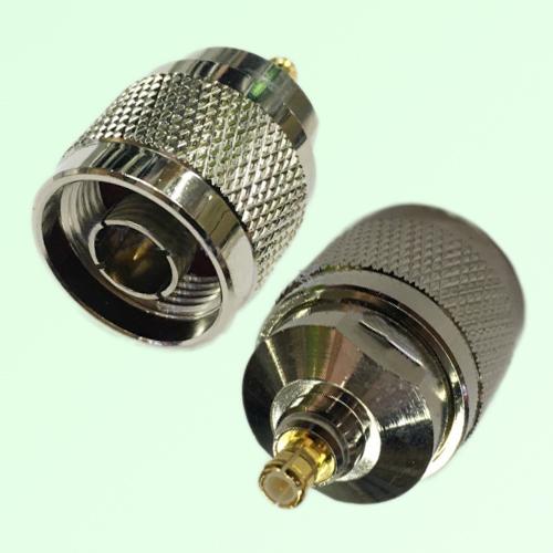 RF Adapter MCX Male Plug to N Male Plug