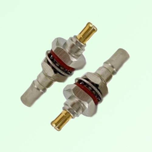 MCX Male to QMA Bulkhead Female RF Adapter