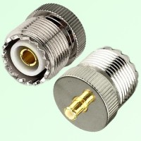 RF Adapter MCX Male Plug to UHF SO239 Female Jack