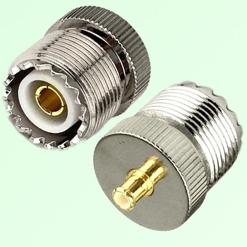 RF Adapter MCX Male Plug to UHF SO239 Female Jack RF Adapter MCX Male Plug to UHF SO239 Female Jack