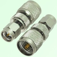 RF Adapter Mini UHF Male Plug to SMA Male Plug