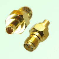RF Adapter MMCX Female Jack to RP SMA Female Jack
