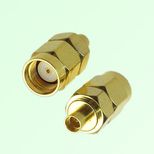 RF Adapter MMCX Female Jack to RP SMA Male Plug RF Adapter MMCX Female Jack to RP SMA Male Plug