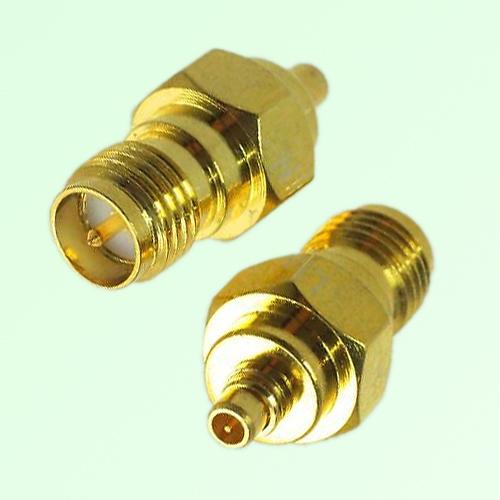 RF Adapter MMCX Male Plug to RP SMA Female Jack RF Adapter MMCX Male Plug to RP SMA Female Jack