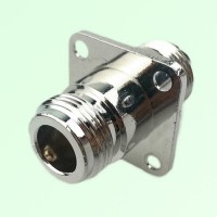 4 Hole Panel Mount N Female Jack to N Female Jack Adapter