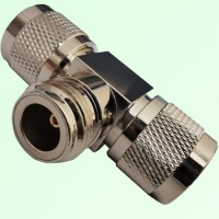 T Type N Female Jack to Two N Male Plug Adapter T Type N Female Jack to Two N Male Plug Adapter