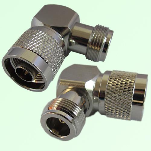 Right Angle N Female Jack to N Male Plug Adapter Right Angle N Female Jack to N Male Plug Adapter
