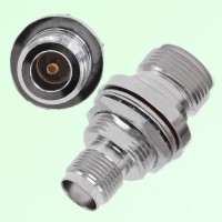 RF Adapter N Female to TNC Bulkhead Female RF Adapter N Female to TNC Bulkhead Female
