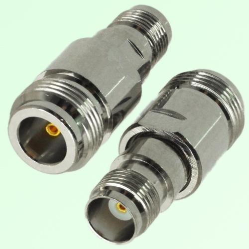 RF Adapter N Female Jack to TNC Female Jack RF Adapter N Female Jack to TNC Female Jack