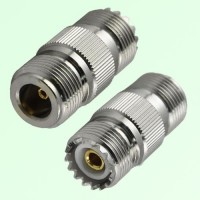 RF Adapter N Female Jack to UHF SO239 Female Jack RF Adapter N Female Jack to UHF SO239 Female Jack
