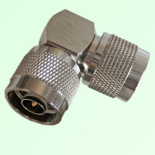 Right Angle N Male Plug to N Male Plug Adapter Right Angle N Male Plug to N Male Plug Adapter