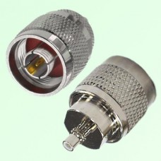 RF Adapter N Male Plug to SMC Male Plug
