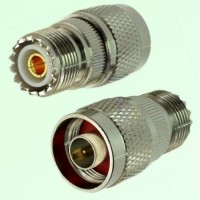 RF Adapter N Male Plug to UHF SO239 Female Jack RF Adapter N Male Plug to UHF SO239 Female Jack