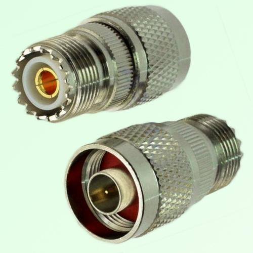 RF Adapter N Male Plug to UHF SO239 Female Jack RF Adapter N Male Plug to UHF SO239 Female Jack