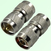 RF Adapter N Male Plug to UHF PL259 Male Plug RF Adapter N Male Plug to UHF PL259 Male Plug