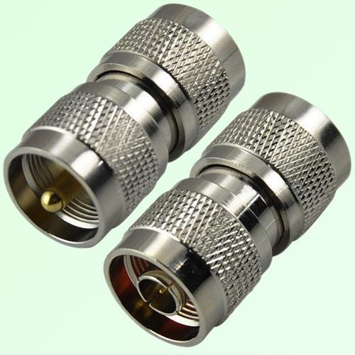 RF Adapter N Male Plug to UHF PL259 Male Plug RF Adapter N Male Plug to UHF PL259 Male Plug