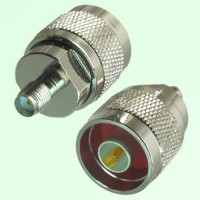 RF Adapter N Male Quick Push-on to SMA Female RF Adapter N Male Quick Push-on to SMA Female