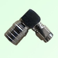 Right Angle QMA Male Plug to SMA Male Plug Adapter Right Angle QMA Male Plug to SMA Male Plug Adapter